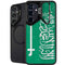 Saudi Arabia Flag Distressed Galaxy S25 Kickstand Case